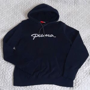 Black puma hoodie